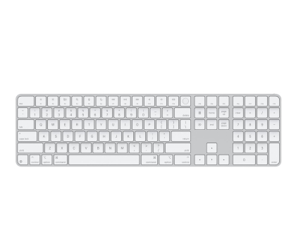 Klawiatura APPLE Magic Keyboard Touch ID pole numeryczne US biały MXK73LB/A